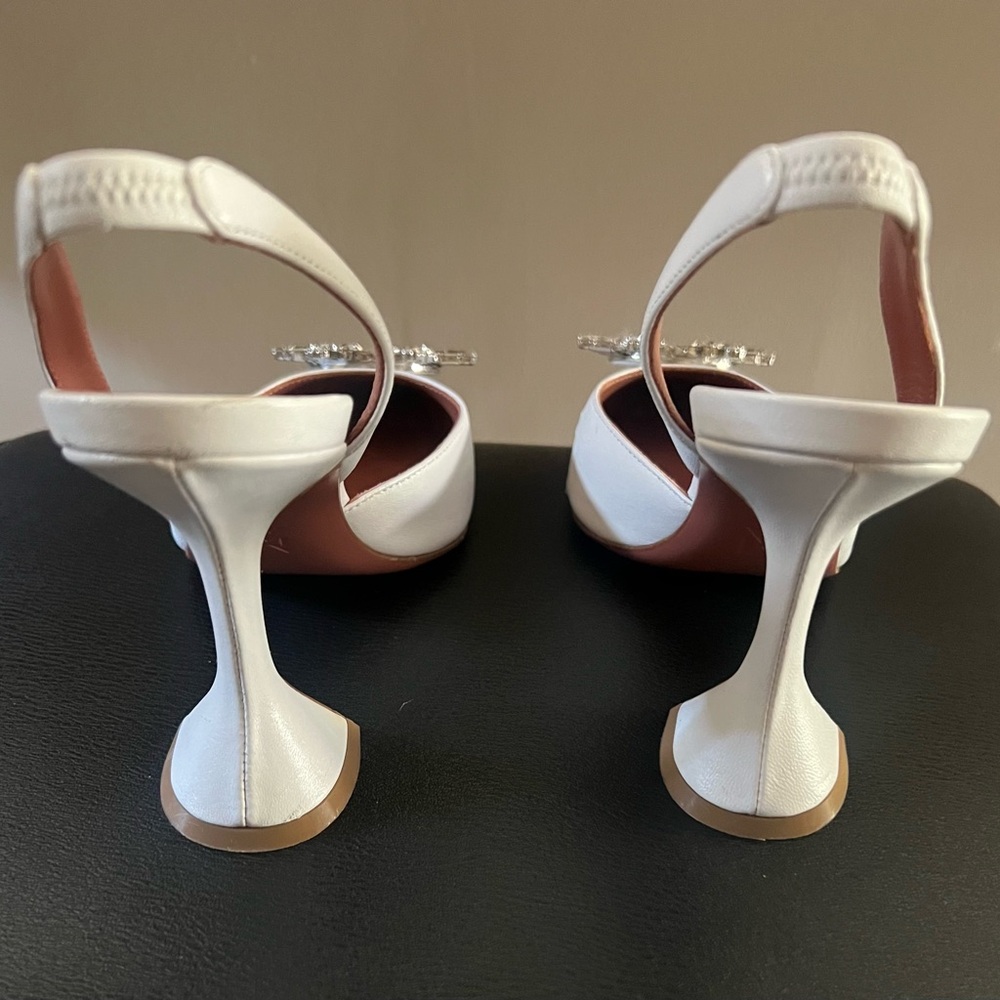 Amina Muaddi
Begum Glass Pointed Toe Slingback Pump (Women) - Picture 7 of 11